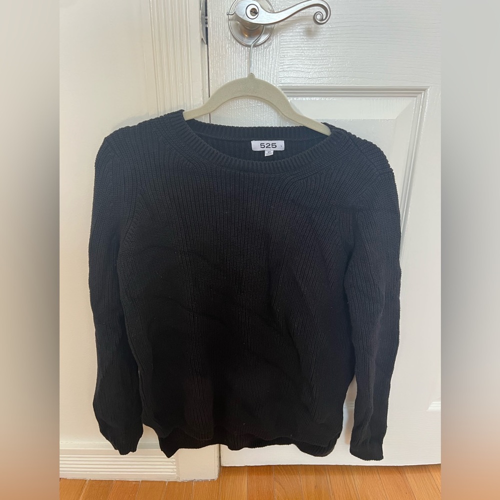 525 America Classic Black Sweater